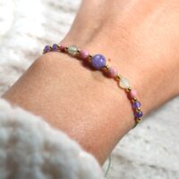 bransoletka z kamieni naturalnych lepidolit frenit rodonit ametyst 5 (2)